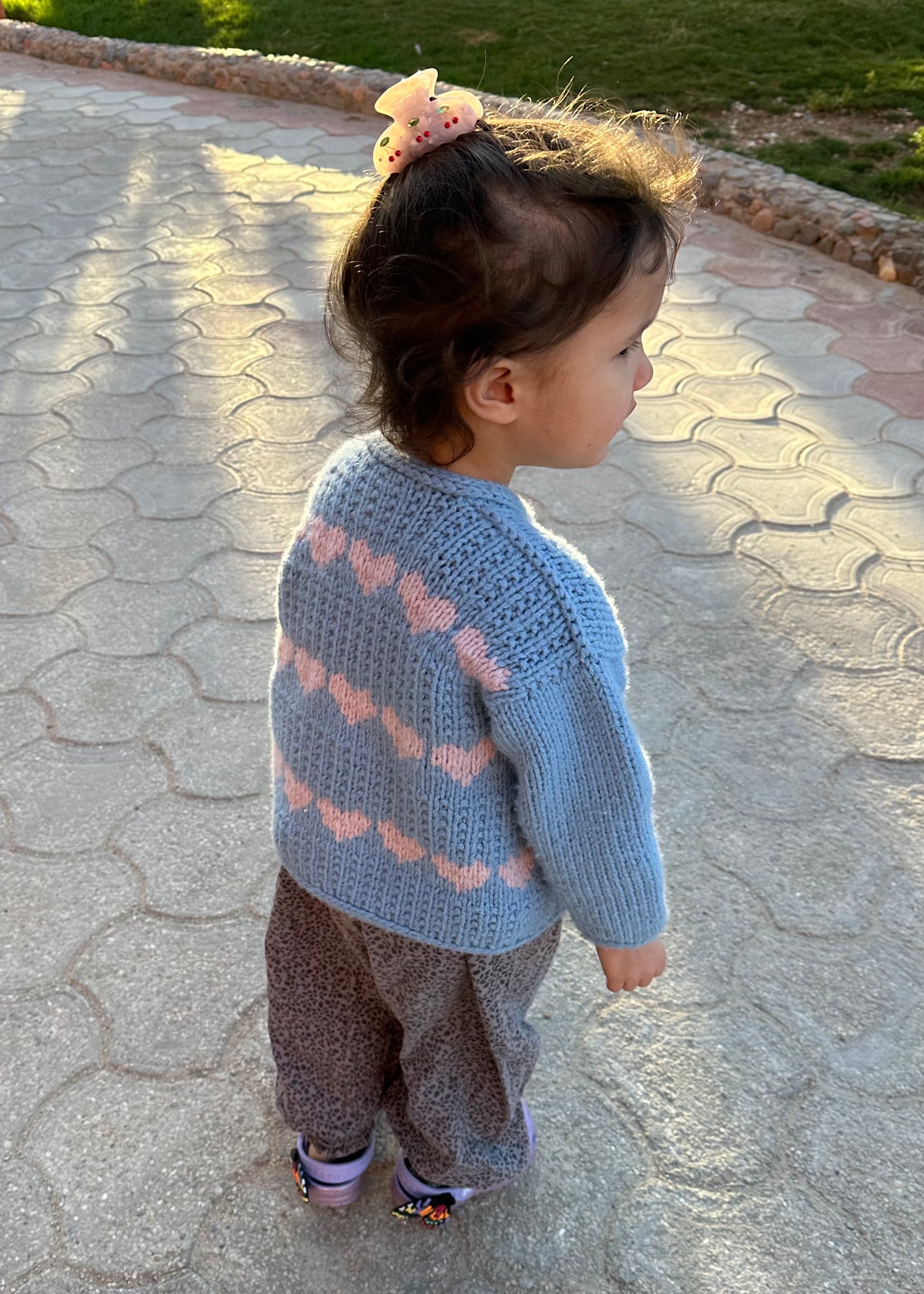 Hannah's Heart Jacket - FableKnits