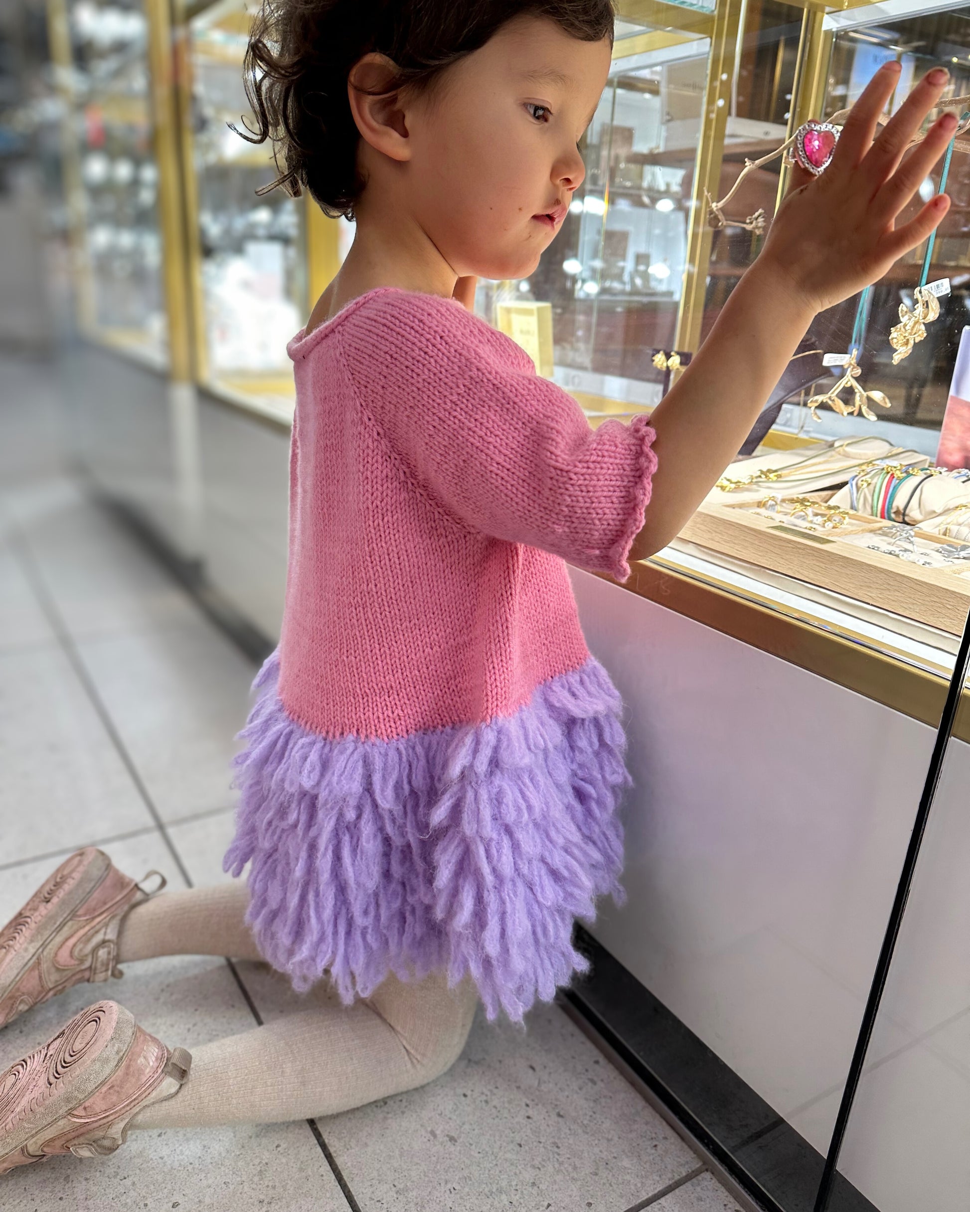 Hannah's Fringe Dress - FableKnits