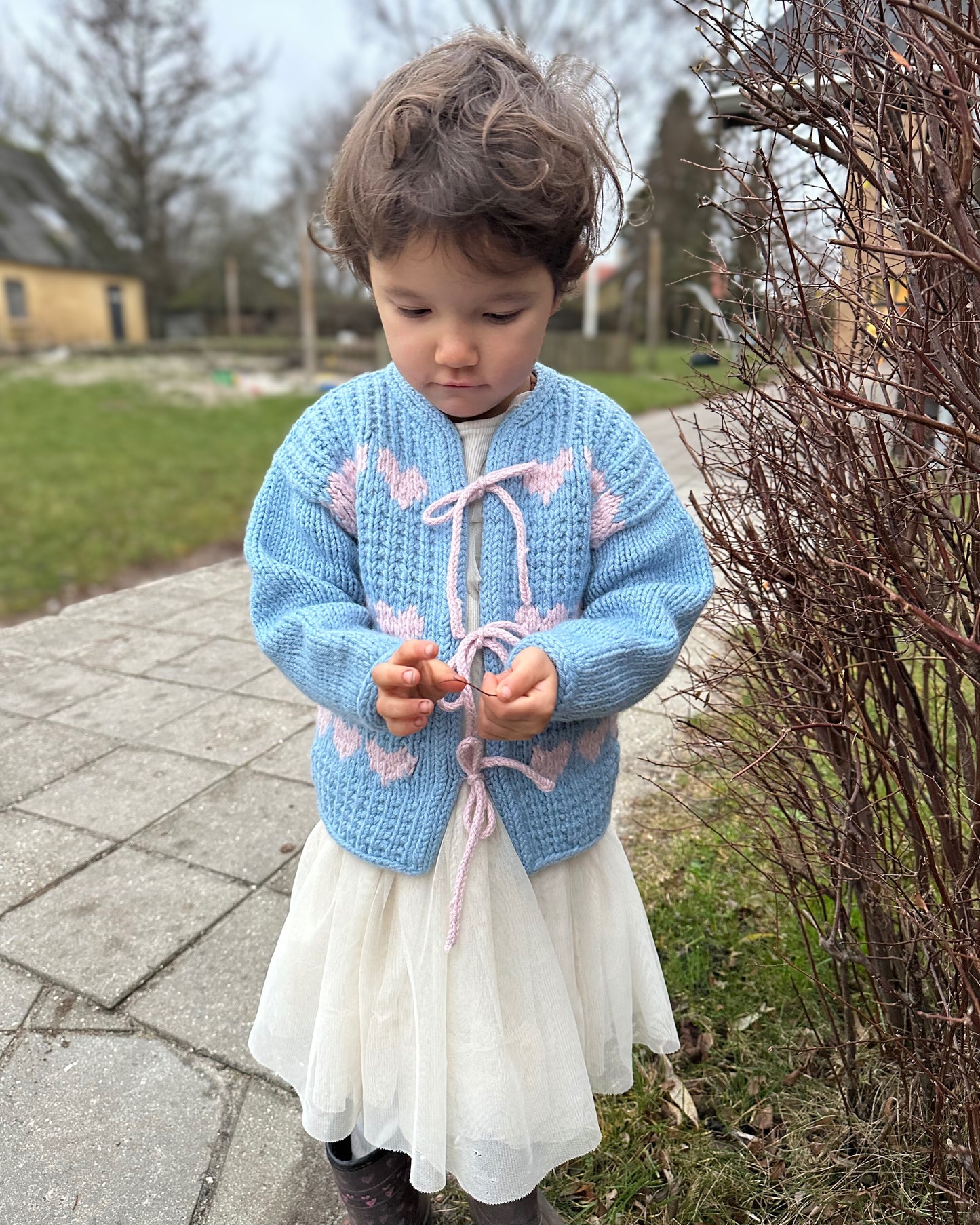 Hannah's Heart Jacket - FableKnits