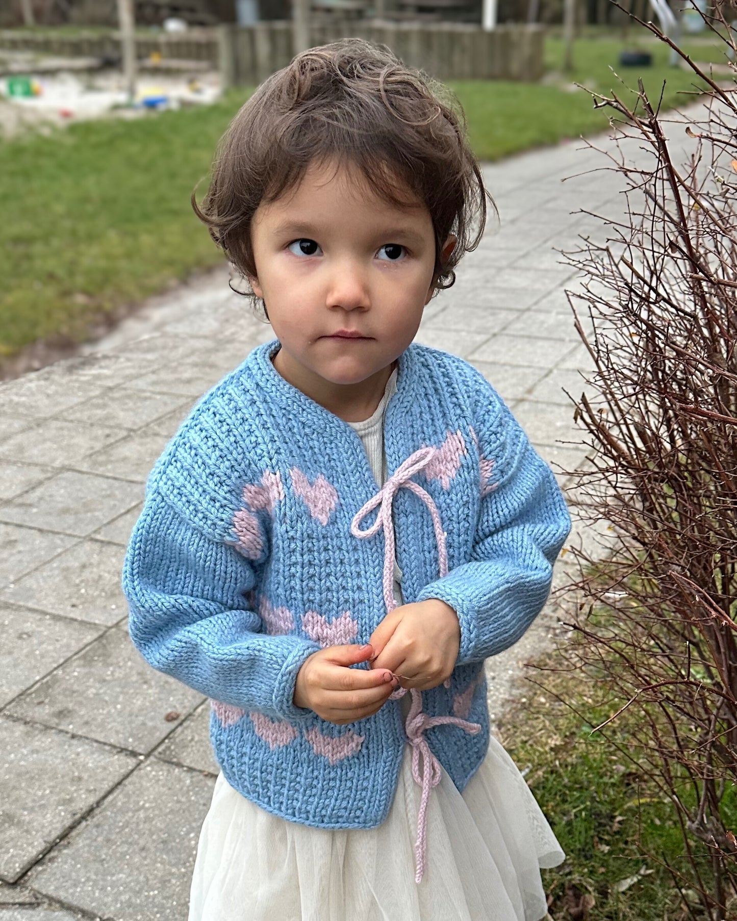 Hannah's Heart Jacket - FableKnits