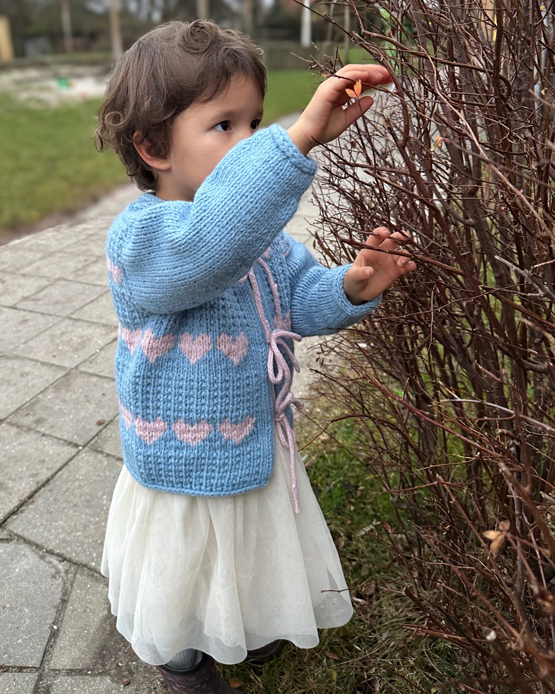 Hannah's Heart Jacket - FableKnits
