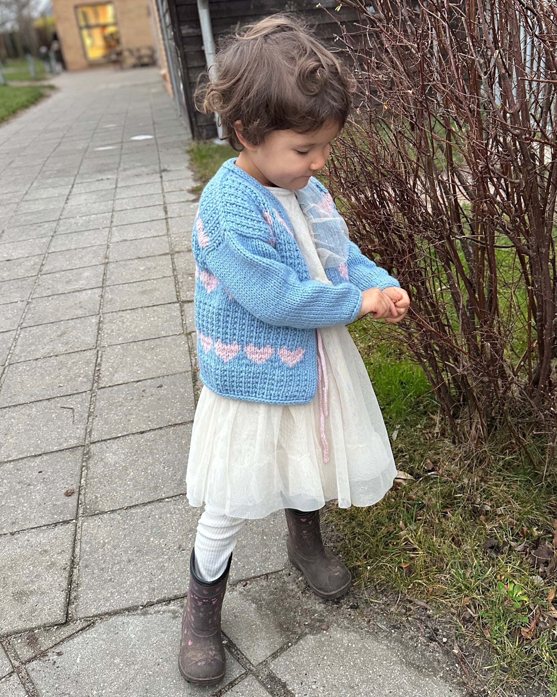 Hannah's Heart Jacket - FableKnits