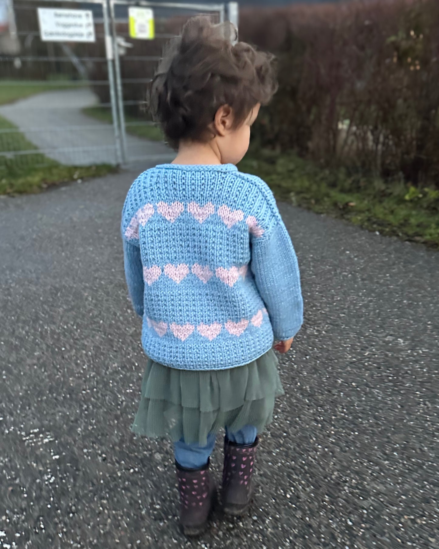 Hannah's Heart Jacket - FableKnits
