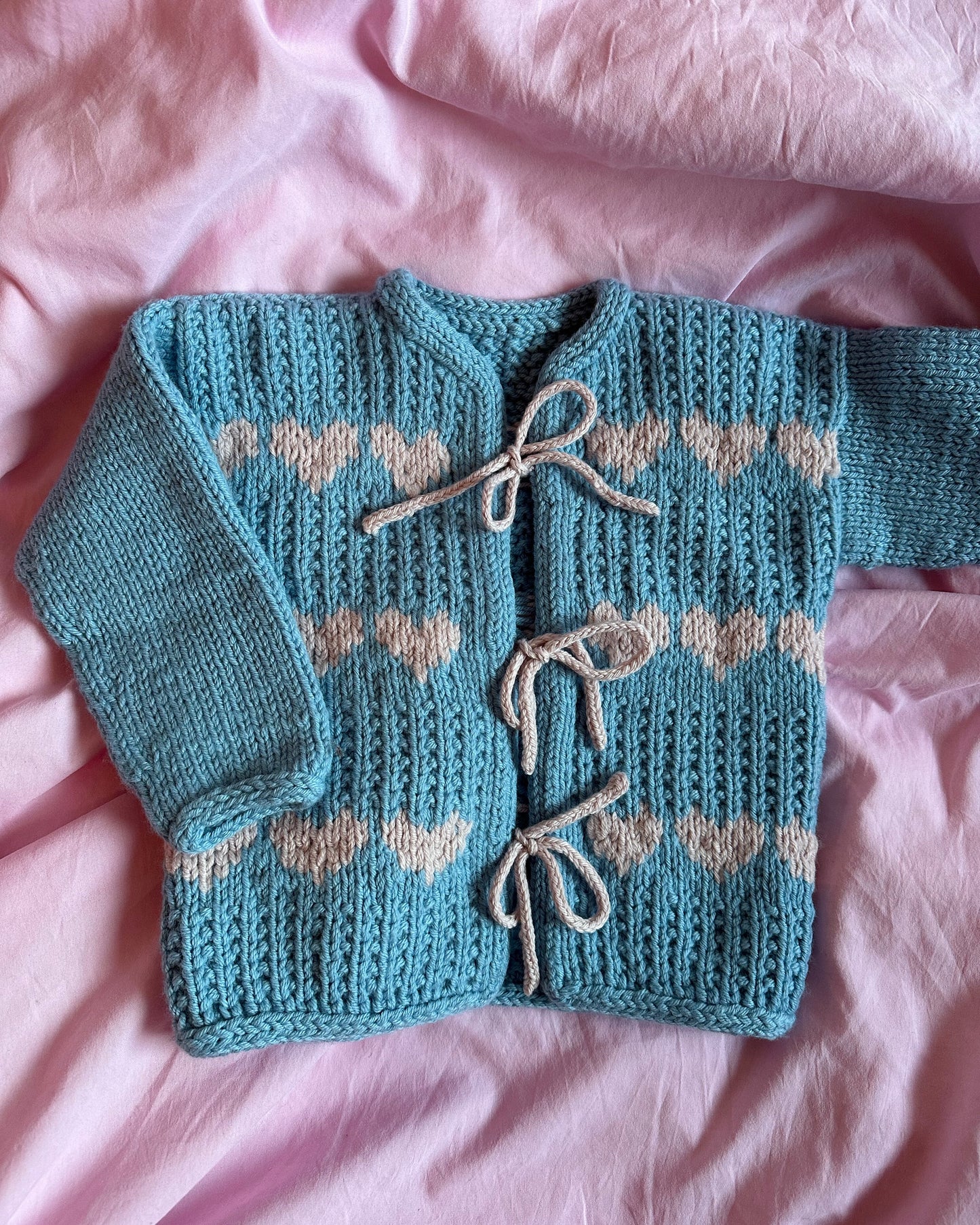 Hannah's Heart Jacket - FableKnits