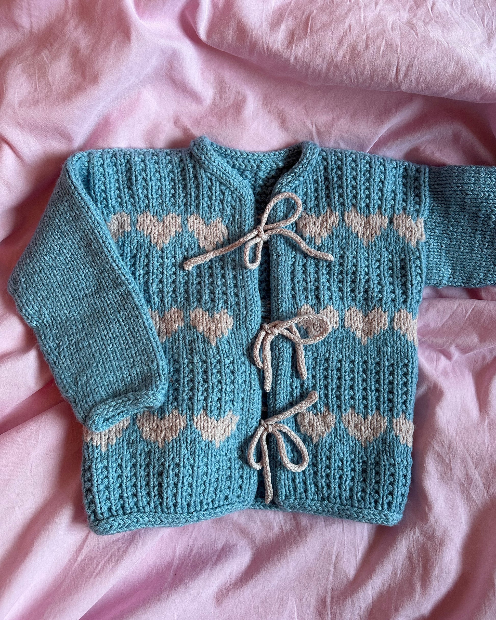 Hannah's Heart Jacket - FableKnits