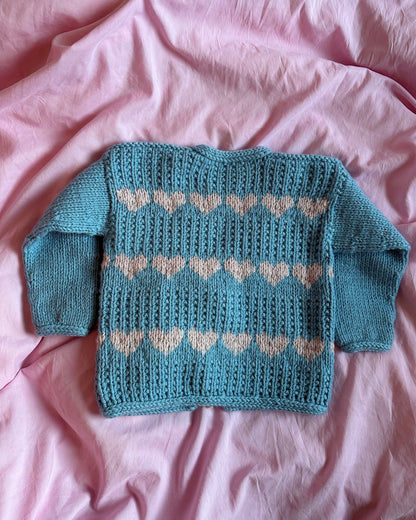 Hannah's Heart Jacket - FableKnits