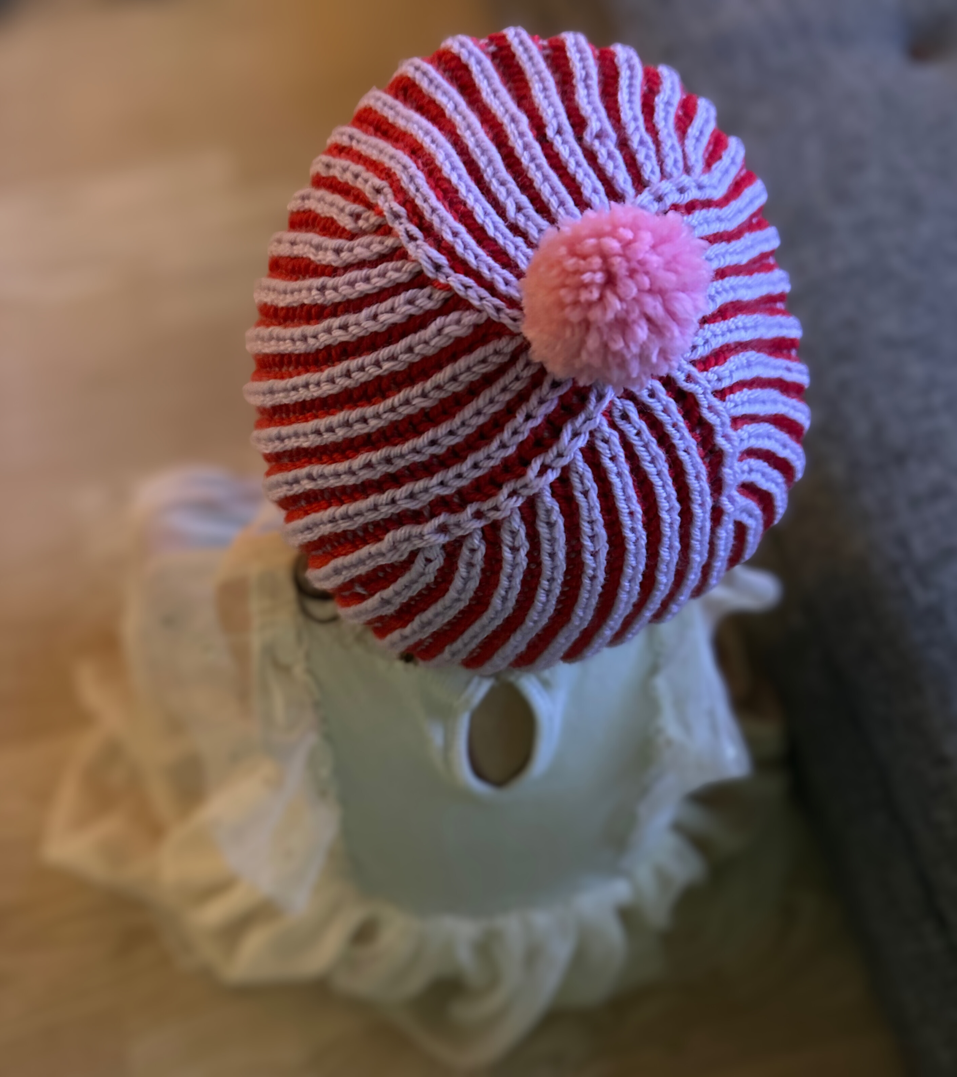 Hannah's Lollipop Beret - FableKnits